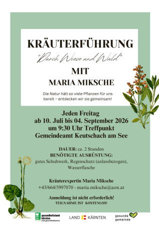 Kräuterführung flyer