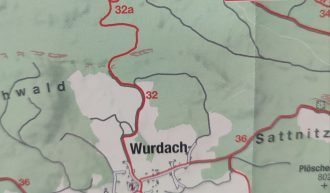 Verlängerung Sperre Wanderwege 32a und 32 nach Wurdach