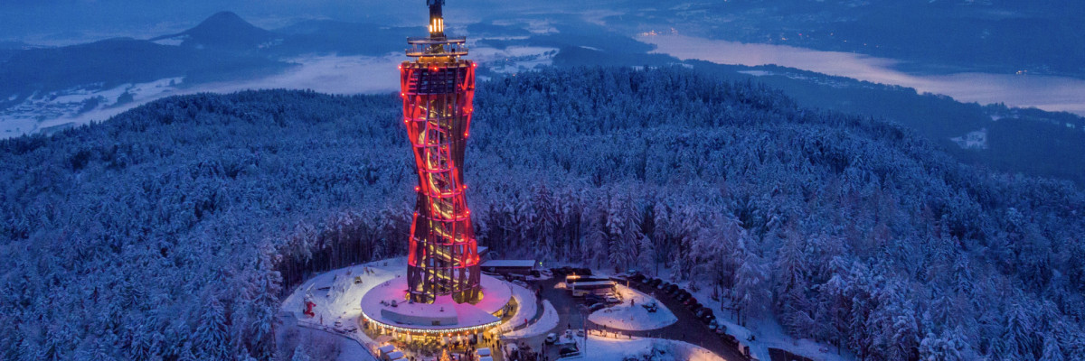 Advent über den Wolken