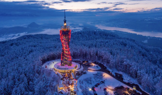 Advent über den Wolken