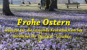 Park in Keutschach im Frühling