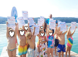 Urkundenverleihung der Kinder
