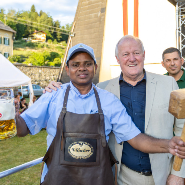 Bierkrug-Wirt und Bürgermeister Günther Albel in Villach