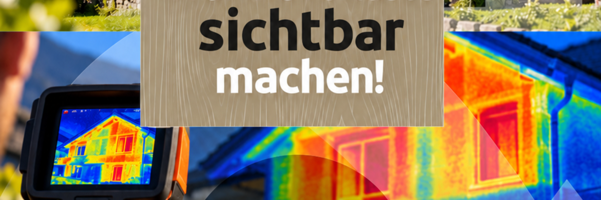 Haus Wärmeverlust sichtbar