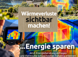 Haus Wärmeverlust sichtbar